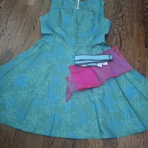 Green Disgust Girls Cosplay Costume NWOT 5-6yrs Girls